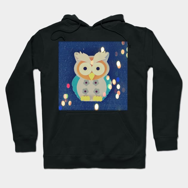 Cute Happy Owl Hoodie by Pris25